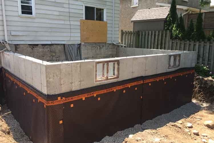 Foundation for addition